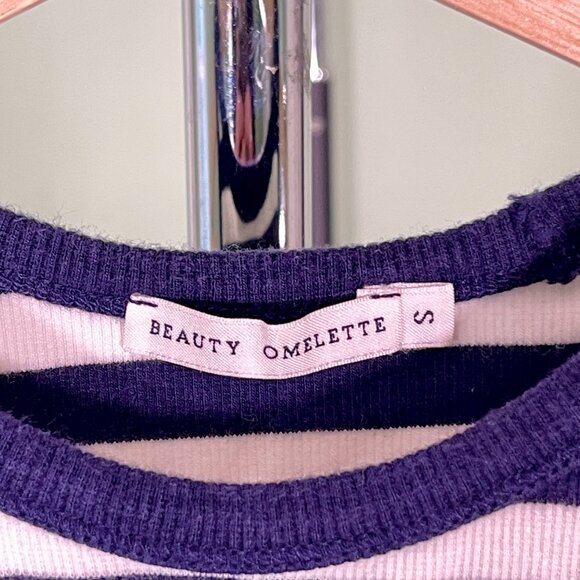 Classic Navy & White Striped Tank Top - Women's Size S - Picture 3 of 3